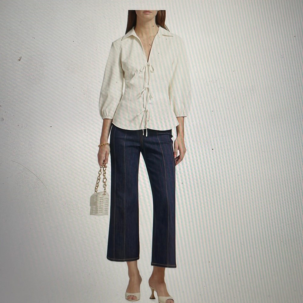 Cinq a Sept brit bow-front top